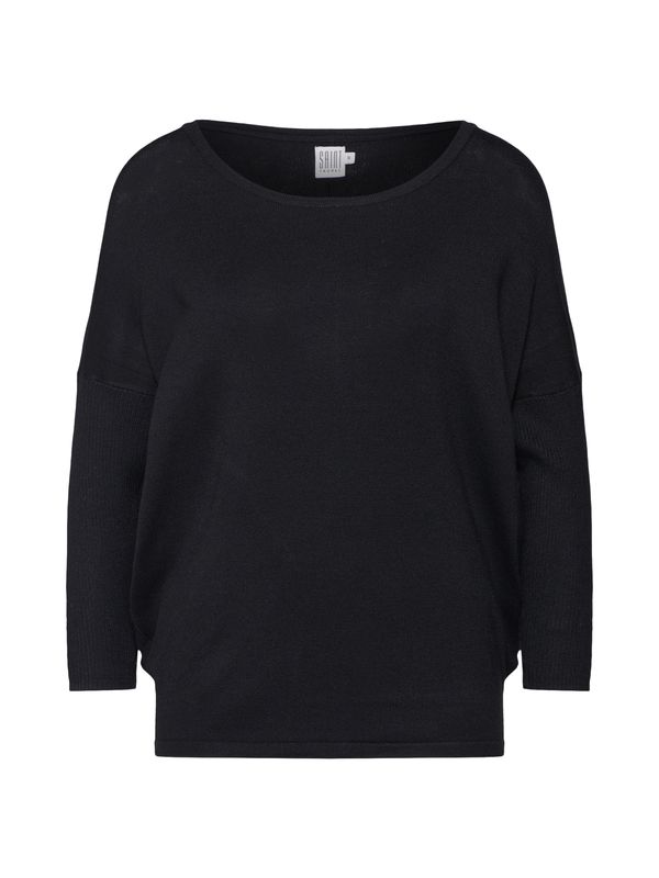 SAINT TROPEZ SAINT TROPEZ Пуловер 'Mila'  черно