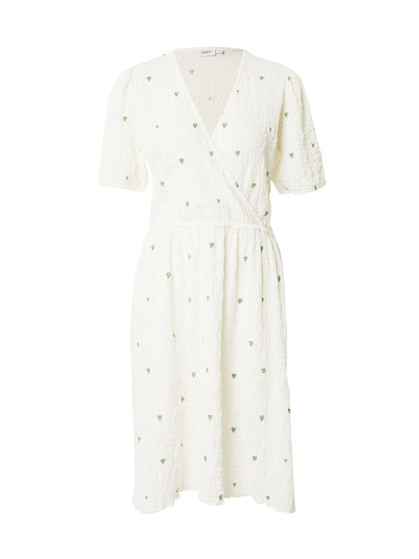 SAINT TROPEZ SAINT TROPEZ Рокля 'Dorry'  слонова кост / зелено