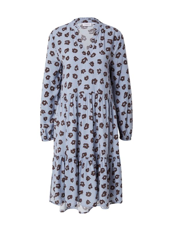 SAINT TROPEZ SAINT TROPEZ Рокля 'Eda'  сребърно сиво / черно