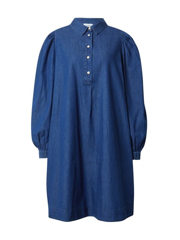 SAINT TROPEZ SAINT TROPEZ Рокля тип риза 'Doreen'  нейви синьо
