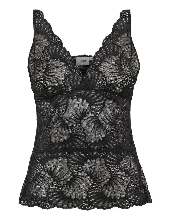 SAINT TROPEZ SAINT TROPEZ Топ 'Daisy'  черно