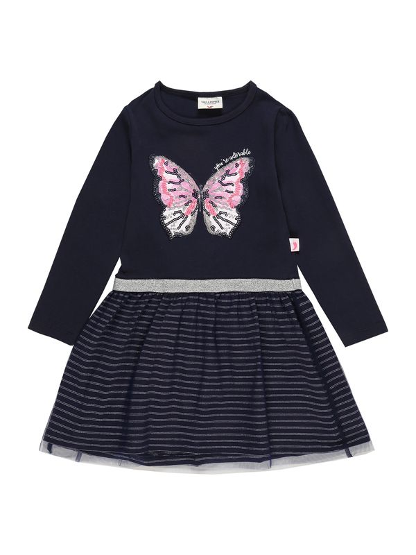 SALT AND PEPPER SALT AND PEPPER Рокля 'Pre Spring'  нейви синьо / фуксия / светлорозово / сребърно / мръсно бяло