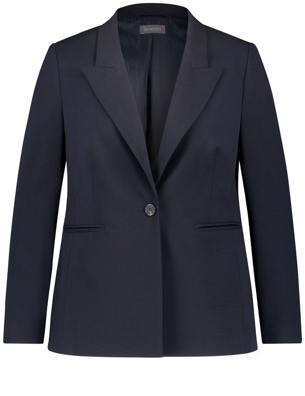 SAMOON SAMOON Блейзър  нейви синьо