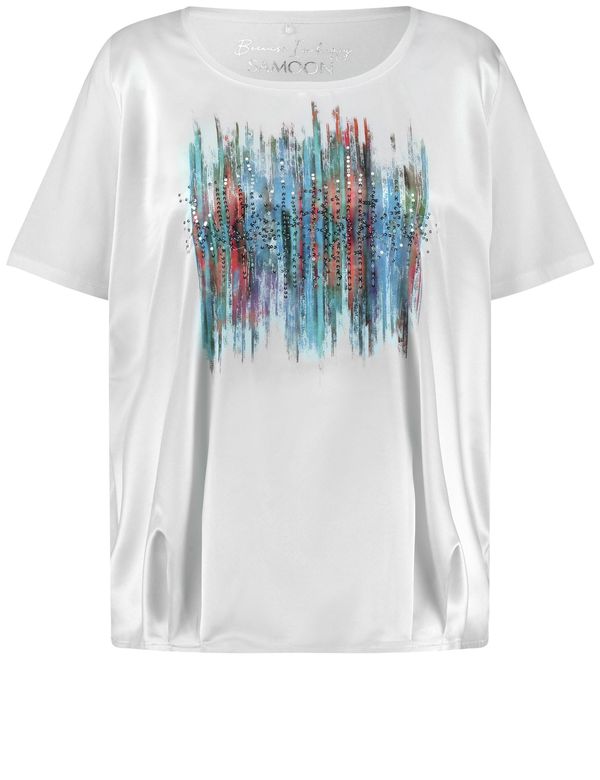 SAMOON SAMOON Блуза  синьо / лилав / червено / бяло