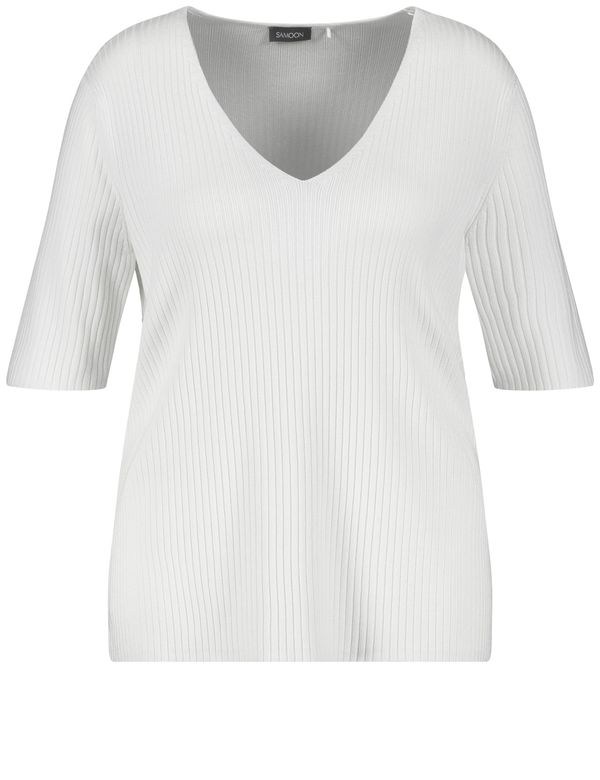 SAMOON SAMOON Пуловер  бяло