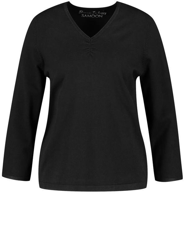 SAMOON SAMOON Пуловер  черно