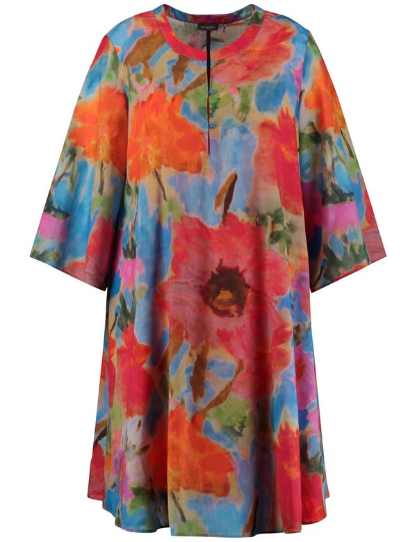 SAMOON SAMOON Рокля  синьо / оранжево / розово / бяло