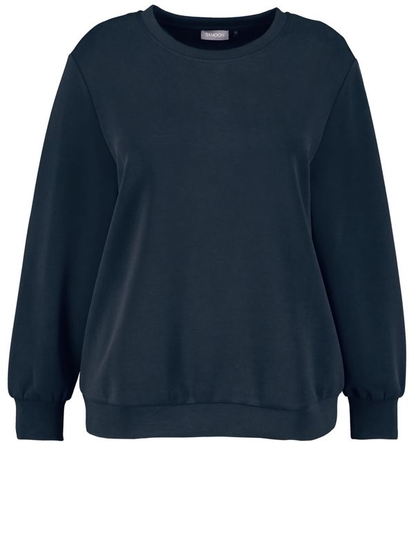 SAMOON SAMOON Суичър  нейви синьо