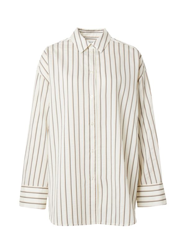 Samsøe Samsøe Samsøe Samsøe Блуза 'Marika'  бежово / кафяво / черно