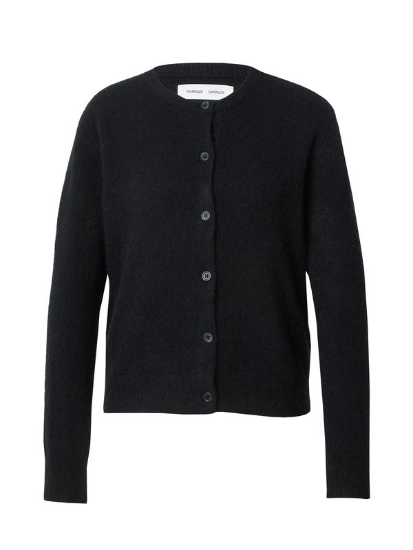 Samsøe Samsøe Samsøe Samsøe Плетена жилетка 'NOR'  черно