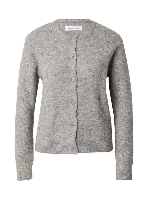 Samsøe Samsøe Samsøe Samsøe Плетена жилетка 'NOR'  сив меланж