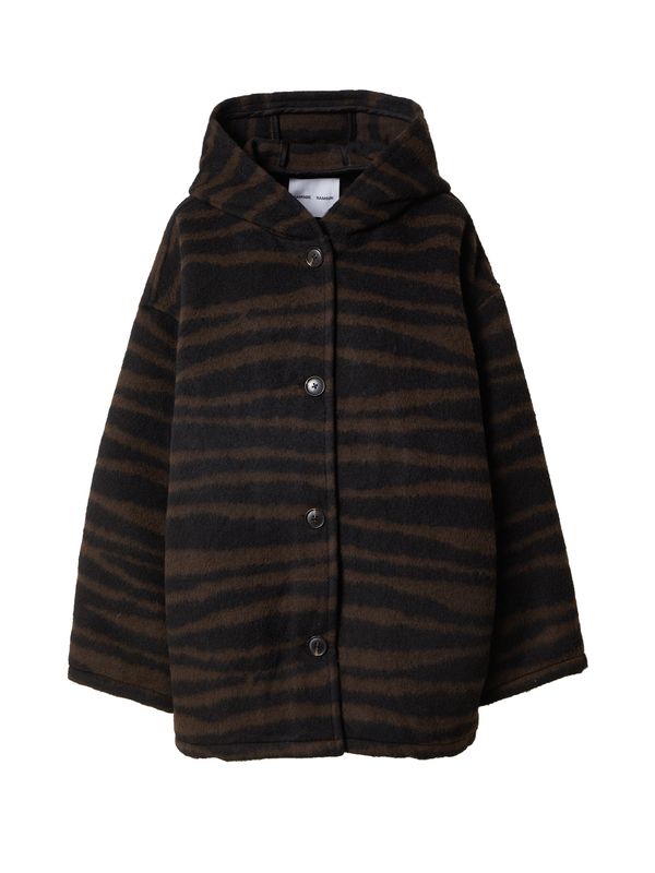 Samsøe Samsøe Samsøe Samsøe Преходно яке 'HANNELI'  кафяво / черно
