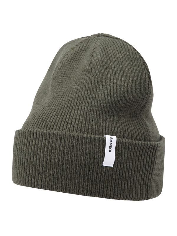 Samsøe Samsøe Samsøe Samsøe Шапка  тъмнозелено / черно / бяло