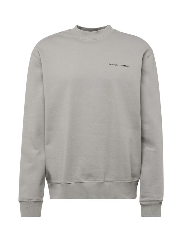 Samsøe Samsøe Samsøe Samsøe Суичър 'Norsbro'  сиво / черно