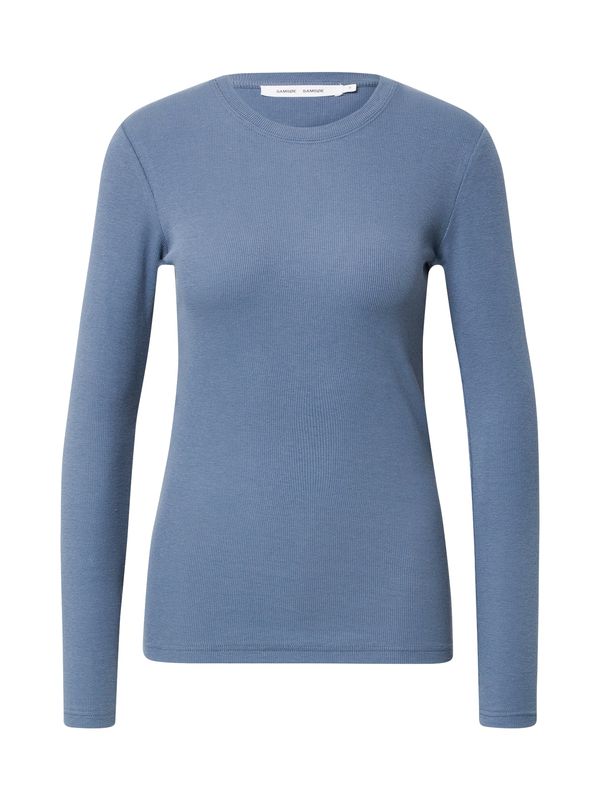 Samsøe Samsøe Samsøe Samsøe Тениска 'ALEXA'  опушено синьо