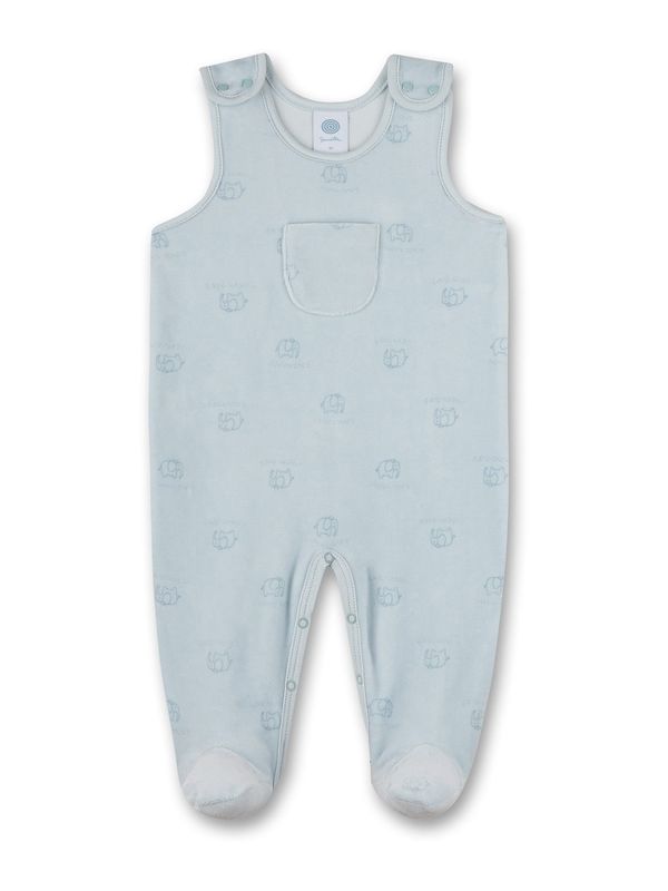 SANETTA SANETTA Бебешки гащеризони/боди  гълъбово синьо / пастелно синьо