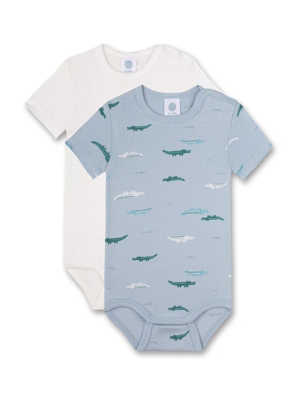 SANETTA SANETTA Бебешки гащеризони/боди  синьо / опушено синьо / тъмнозелено / бяло