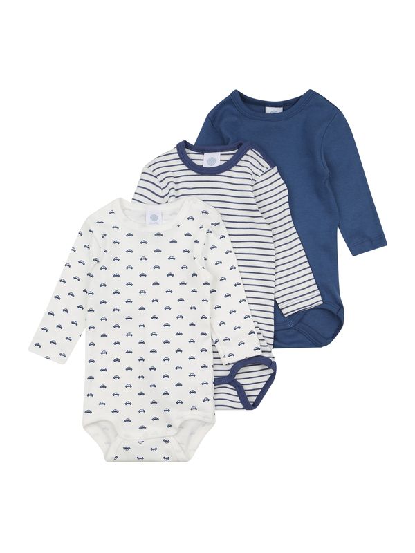 SANETTA SANETTA Бебешки гащеризони/боди  тъмносиньо / бяло