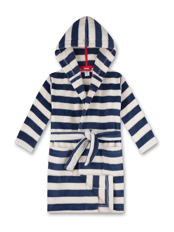SANETTA SANETTA Халат за баня  тъмносиньо / бяло