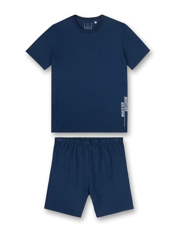 SANETTA SANETTA Комплект пижама  нейви синьо / бяло
