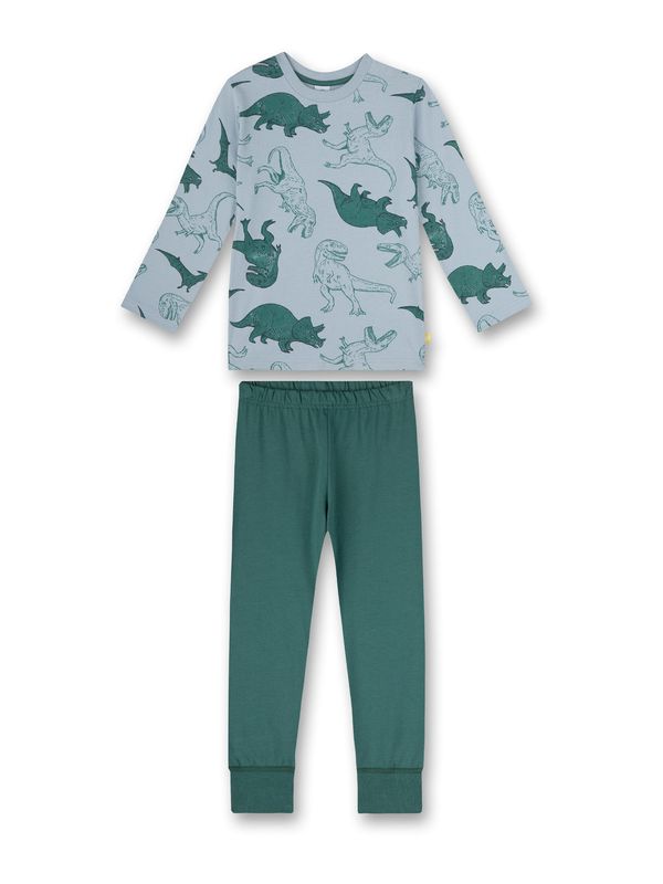 SANETTA SANETTA Комплект пижама  опушено синьо / тъмнозелено