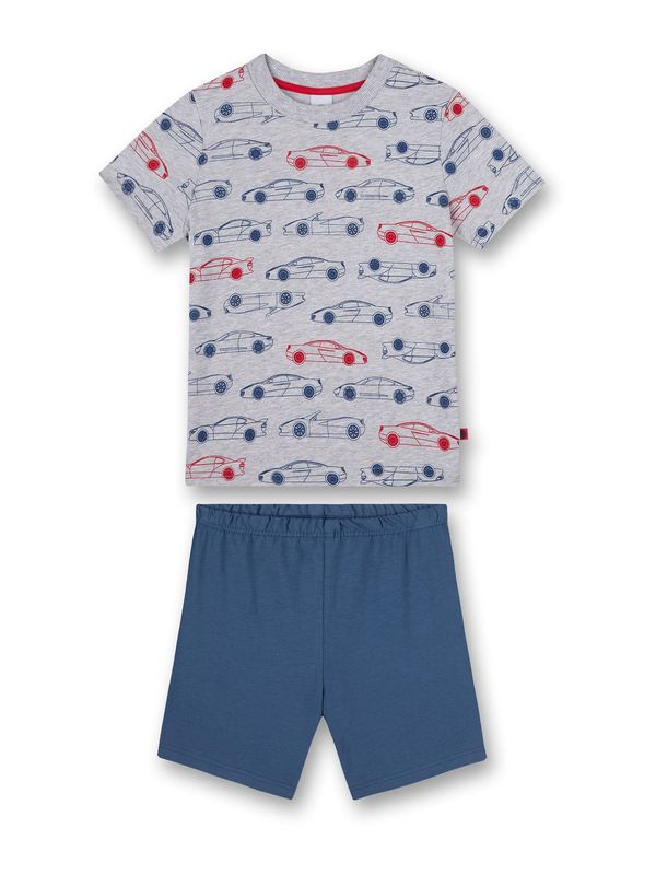 SANETTA SANETTA Комплект пижама  синьо / сиво / червено