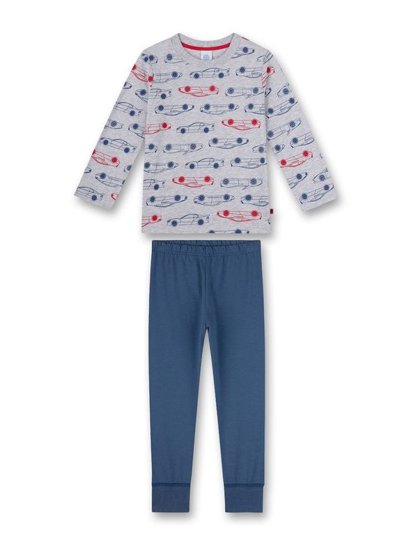 SANETTA SANETTA Комплект пижама  синьо / сиво / червено