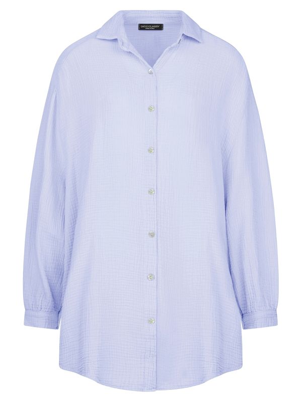 SASSYCLASSY SASSYCLASSY Блуза  светлосиньо