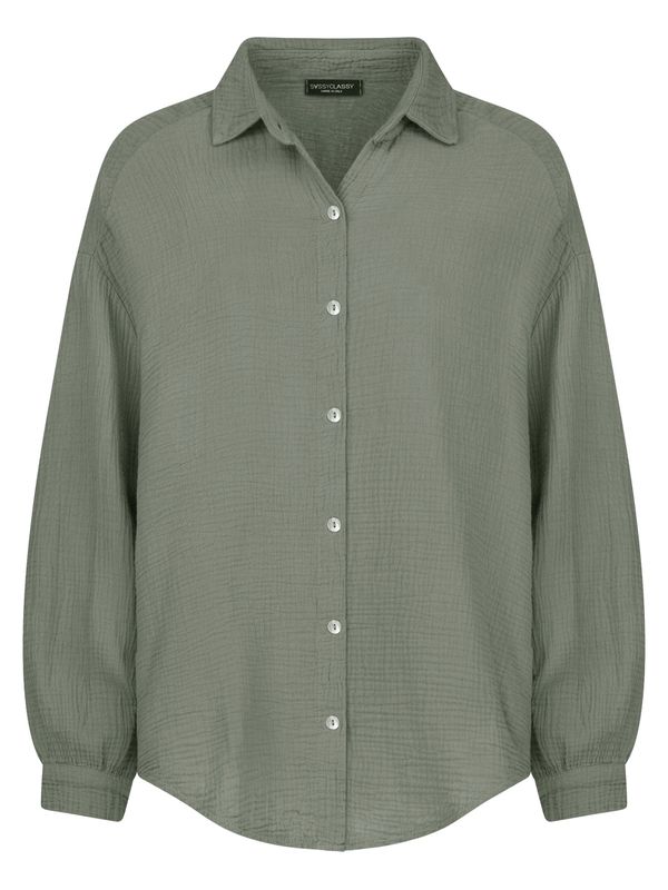 SASSYCLASSY SASSYCLASSY Блуза  зелено