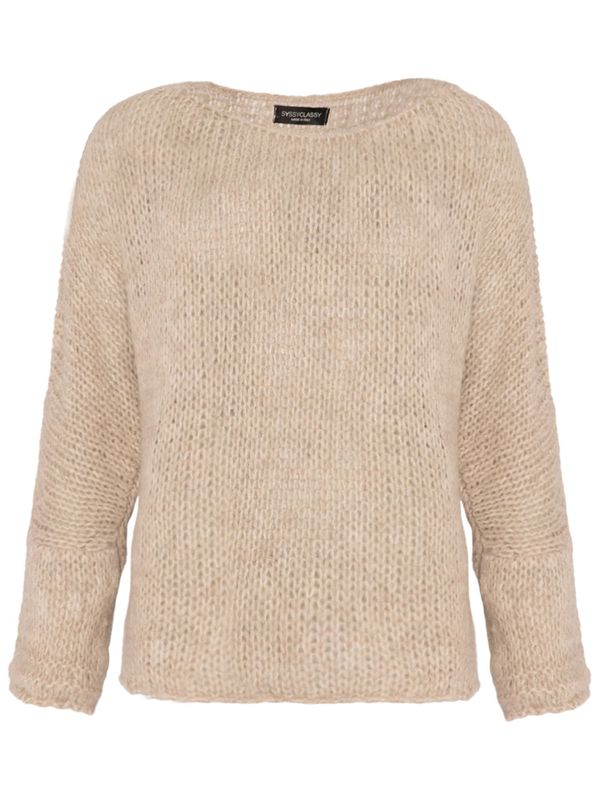 SASSYCLASSY SASSYCLASSY Пуловер  бежово