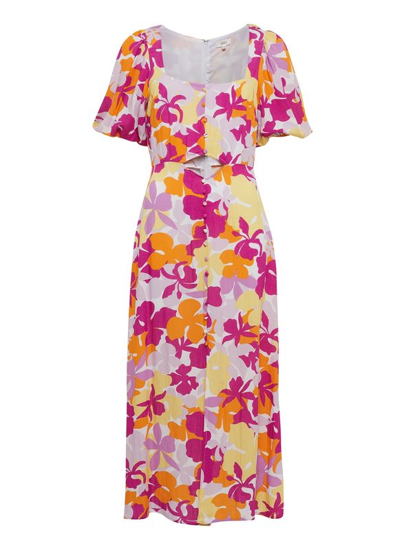 Sável Sável Лятна рокля 'TAQUITO'  жълто / люляк / оранжево / розово / бяло