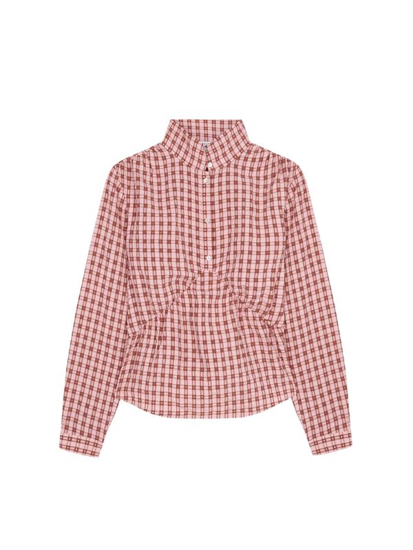 Scalpers Scalpers Блуза  розово / бяло