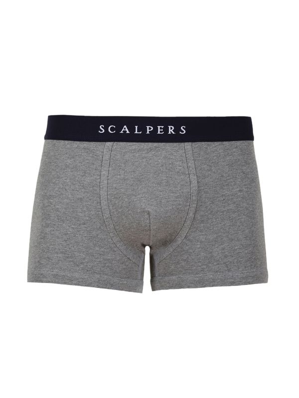 Scalpers Scalpers Боксерки 'Nos Just'  нейви синьо / сив меланж / бяло