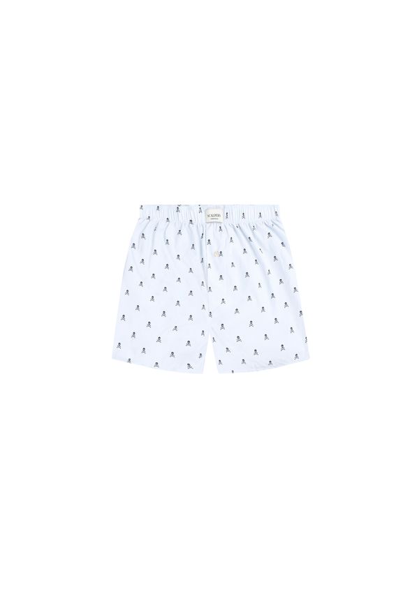 Scalpers Scalpers Боксерки 'Vichy'  светлосиньо / антрацитно черно