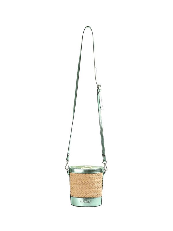 Scalpers Scalpers Чанта с презрамки 'Rafia'  бежово / мента
