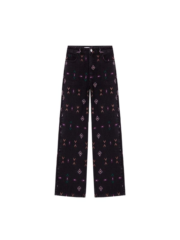 Scalpers Scalpers Дънки  бежово / зелено / лилав / черен деним