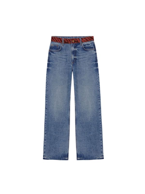 Scalpers Scalpers Дънки  синьо / индиго / син деним / кафяво