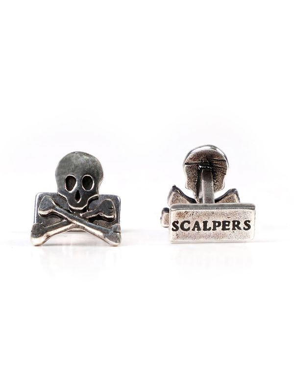 Scalpers Scalpers Копчета за маншети  сребърно сиво