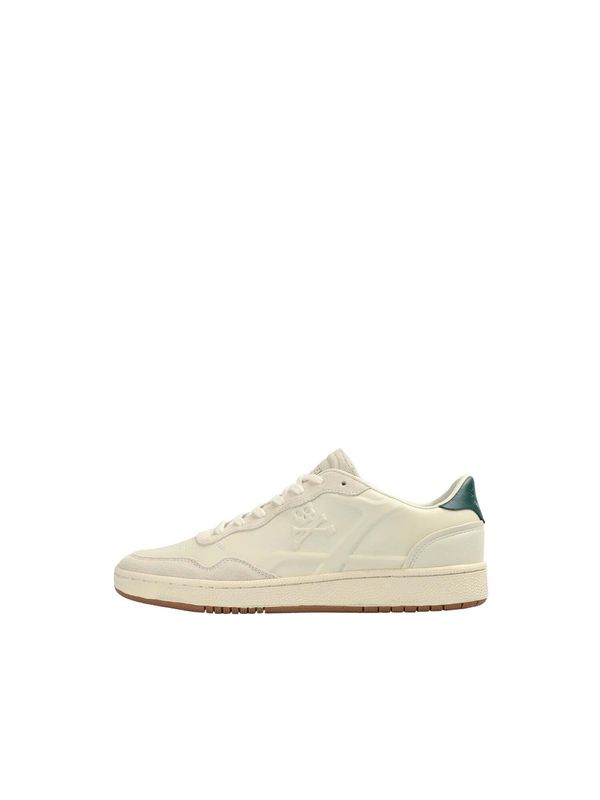 Scalpers Scalpers Ниски маратонки 'Lionel'  кремаво / елхово зелено