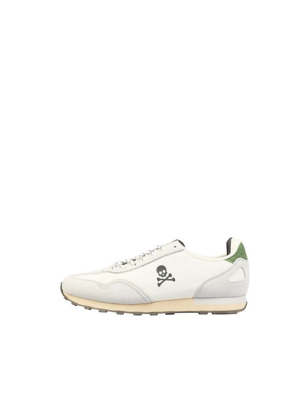 Scalpers Scalpers Ниски маратонки 'Prax'  зелено / мръсно бяло