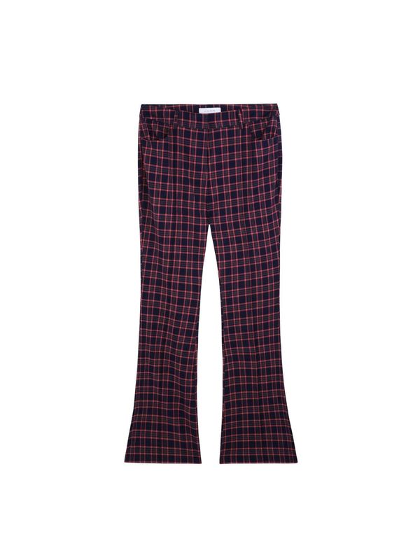 Scalpers Scalpers Панталон  нейви синьо / опушено синьо / пъпеш / тъмночервено