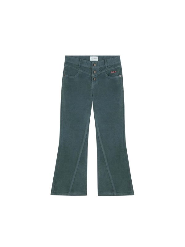 Scalpers Scalpers Панталон  смарагдово зелено / тъмнозелено