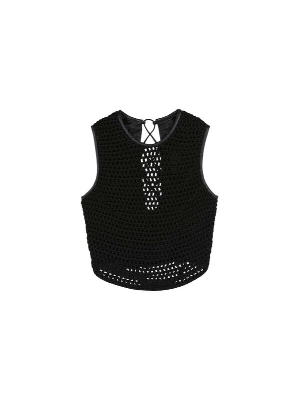 Scalpers Scalpers Плетен топ  черно