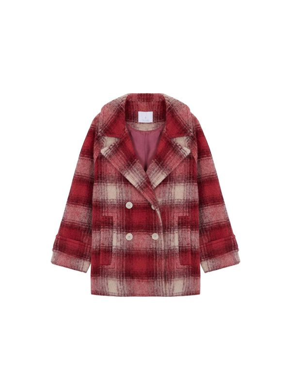 Scalpers Scalpers Преходно палто 'Peche'  бледорозово / малина / бяло