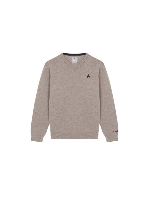 Scalpers Scalpers Пуловер 'Aston'  морскосиньо / таупе сиво