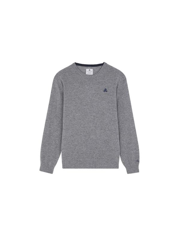 Scalpers Scalpers Пуловер 'Aston'  тъмносиньо / сив меланж