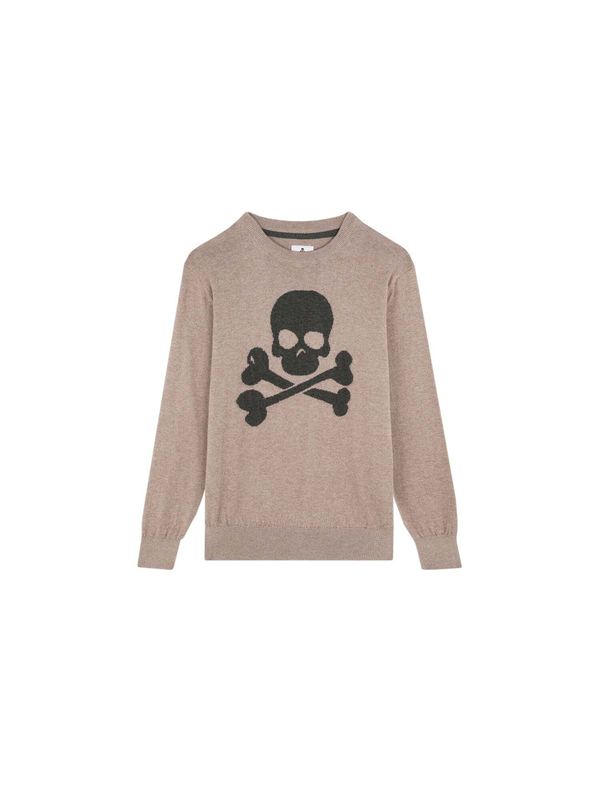 Scalpers Scalpers Пуловер  бежово / бежово меланж / антрацитно черно