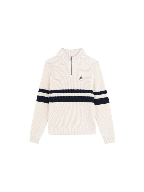 Scalpers Scalpers Пуловер  бежово / морскосиньо