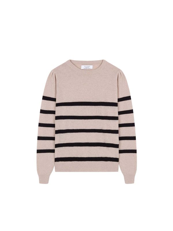 Scalpers Scalpers Пуловер 'Joy R'  телесен цвят / черно