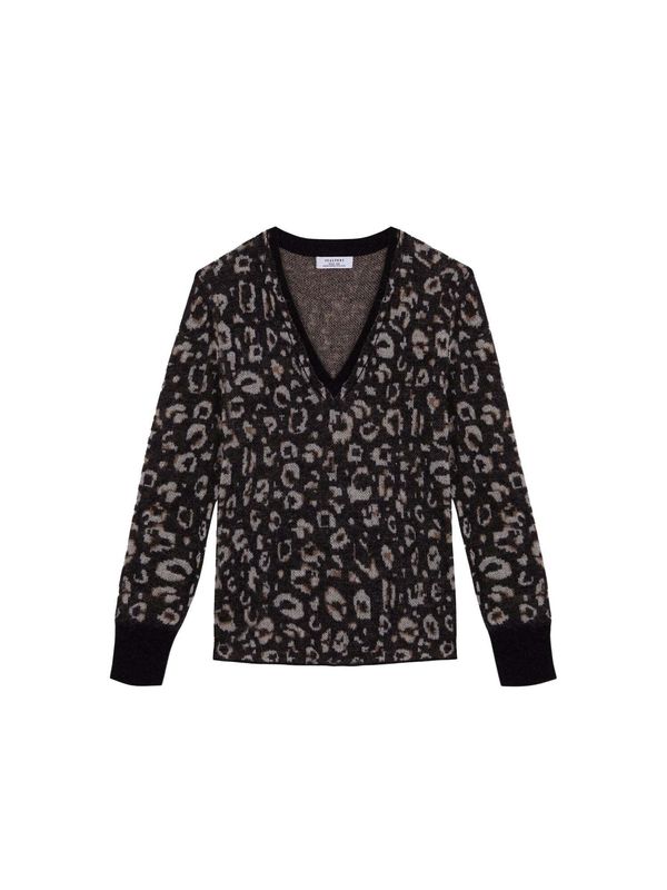 Scalpers Scalpers Пуловер  кафяво / сиво / черно